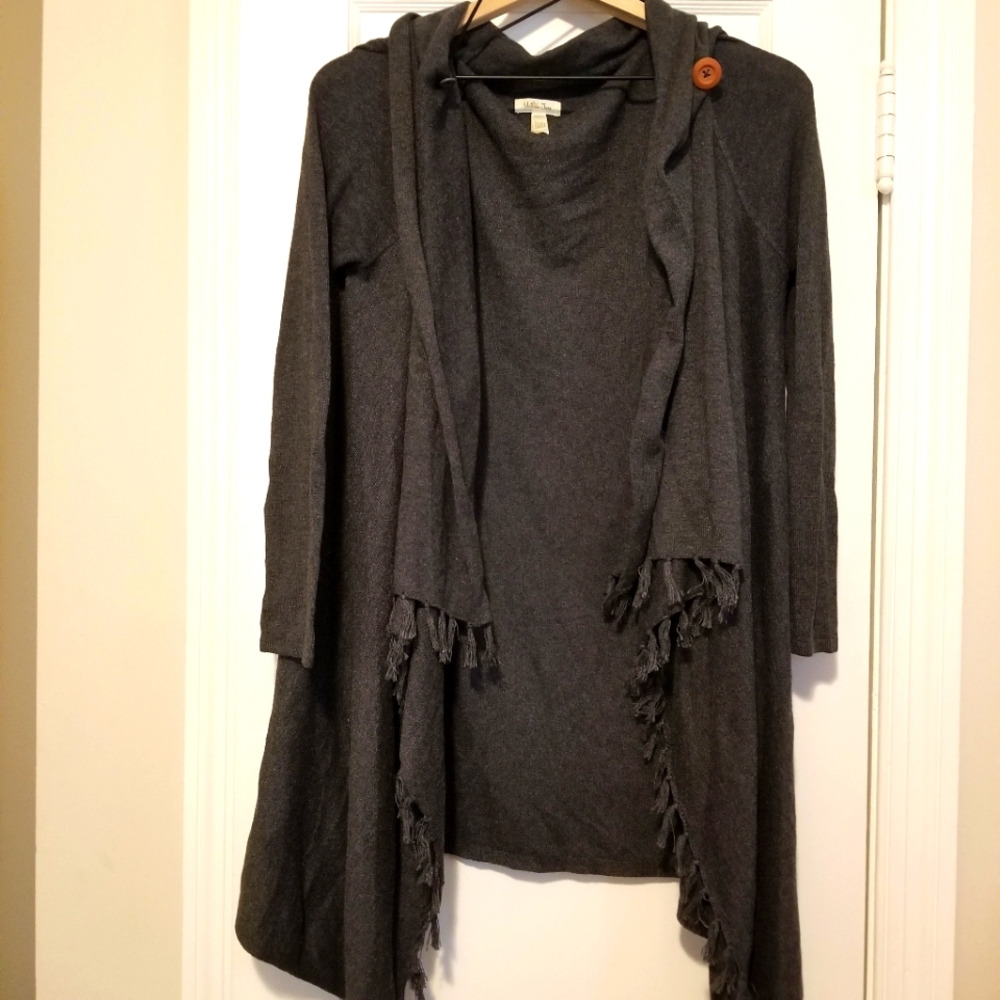 Matilda Jane Charcoal High-Low sweater